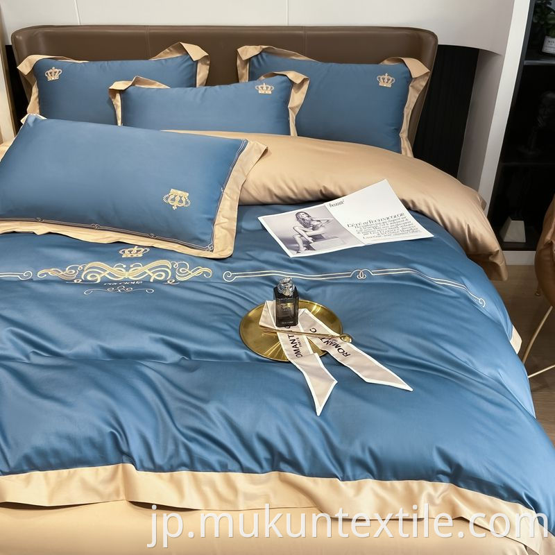  Cotton Embroidery Bedding Set